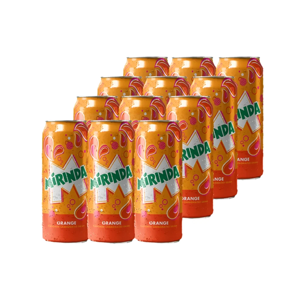 MIRINDA SLIM CAN 250 ML-CARTON 250ML x 12