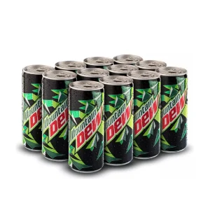 MOUNTAIN DEW SLIM CAN 250 ML-CARTON 250ML x 12