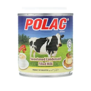 POLAC SWEETENED CONDENSED MILK FILLED TIN 390 GM