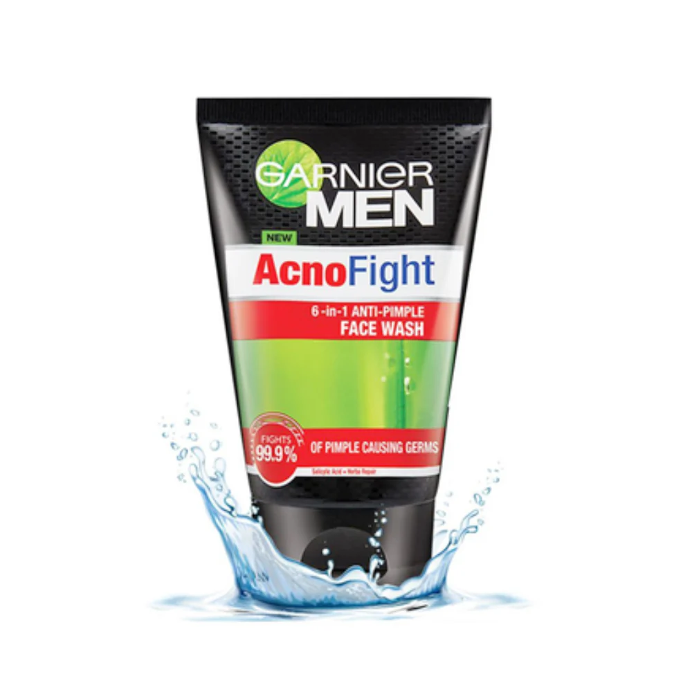 GARNIER MEN FACE WASH ACNO FIGHT 6IN1 100 ML