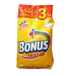 BONUS TRI STAR WASHING POWDER 3KG