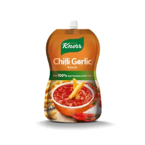 KNORR CHILLI GARLIC SAUCE POUCH 400 GM