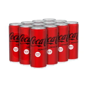 COKE ZERO SLIM CAN 250 ML-CARTON 250ML x 12