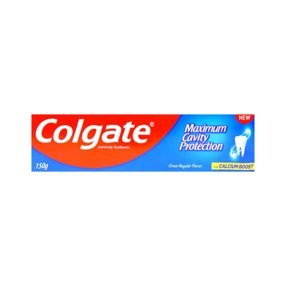 COLGATE TOOTHPASTE MAXIMUM CAVITY PROTECTION 150 ML (L)