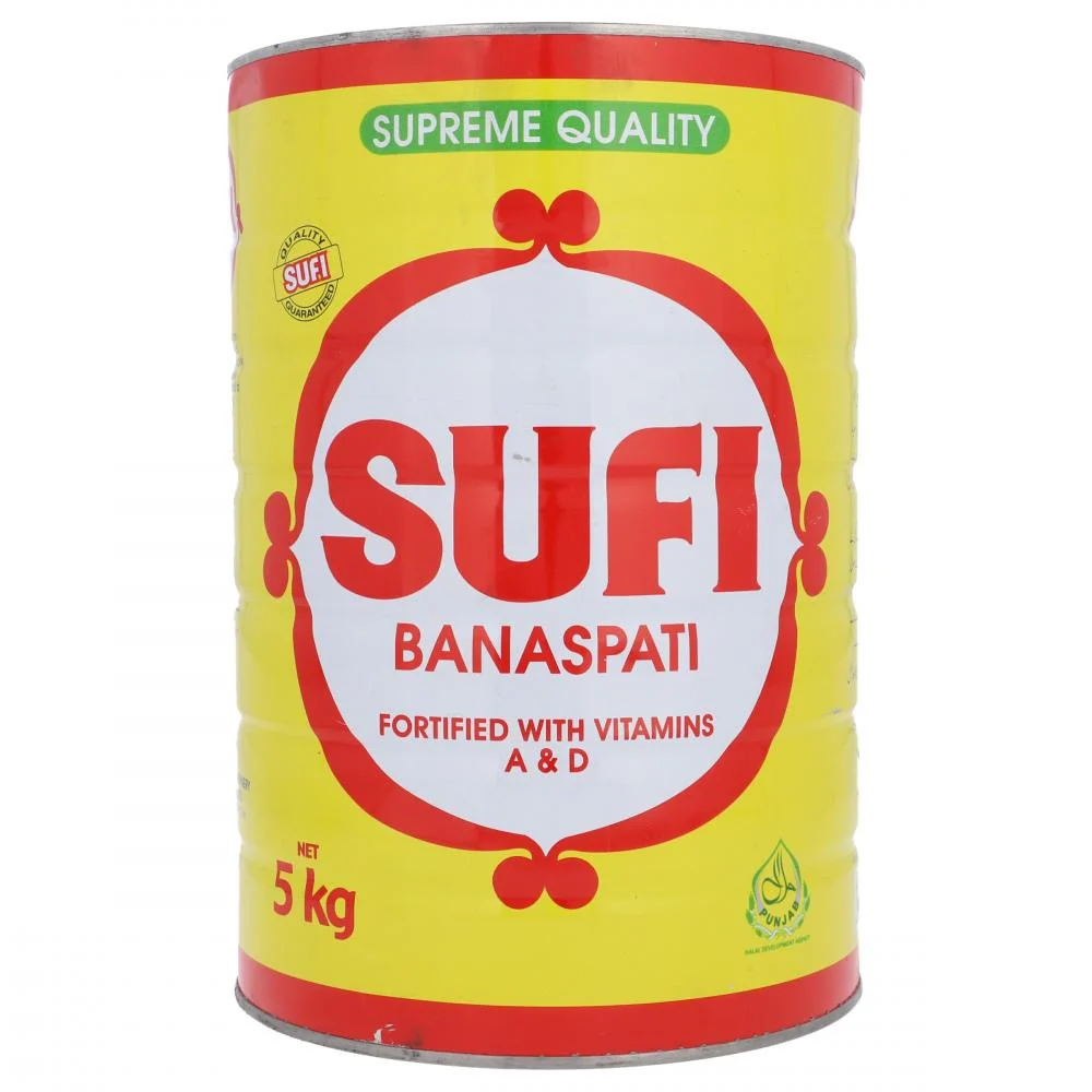 SUFI BANASPATI GHEE TIN 5 KG