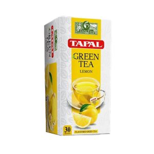 TAPAL GREEN TEA BAGS LEMON 30 BAGS 45 GM