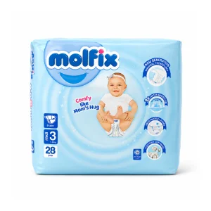 MOLFIX DIAPERS MIDI NO3 4-9 KG 28 PCS