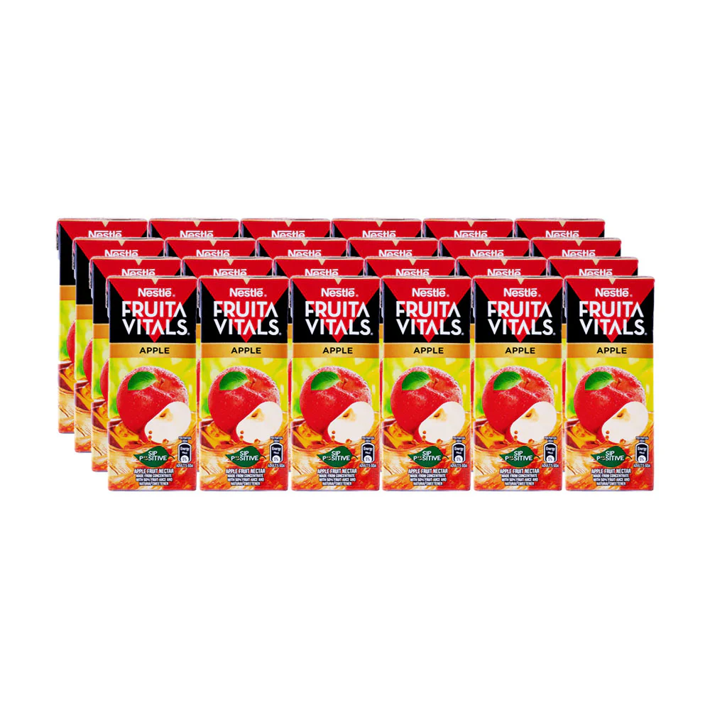 NESTLE JUICE FRUITA VITALS APPLE NECTAR 200 ML-CARTON 200ML x 24