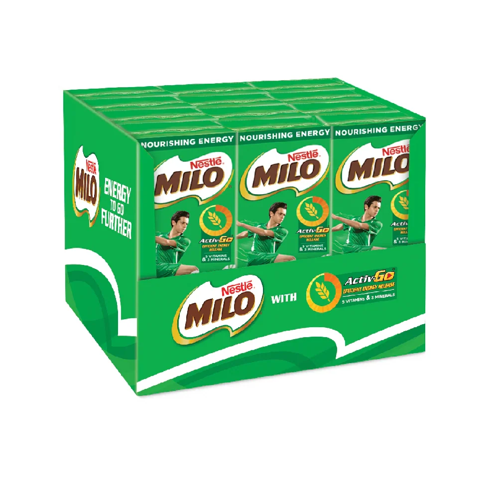 NESTLE MILO PROTO MALT ENERGY FOOD DRINK 180 ML-CARTON 180ML x 12