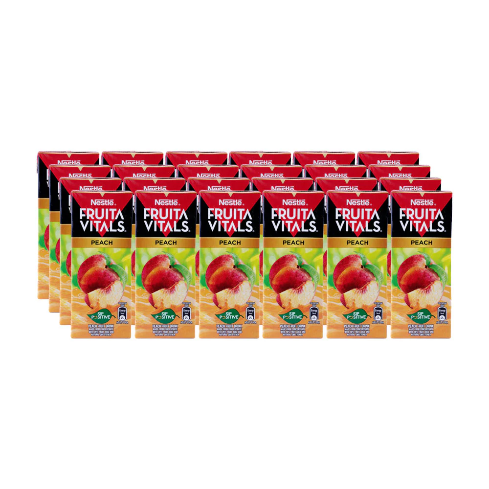 NESTLE JUICE FRUITA VITALS PEACH NECTAR 200 ML-CARTON 200ML x 24