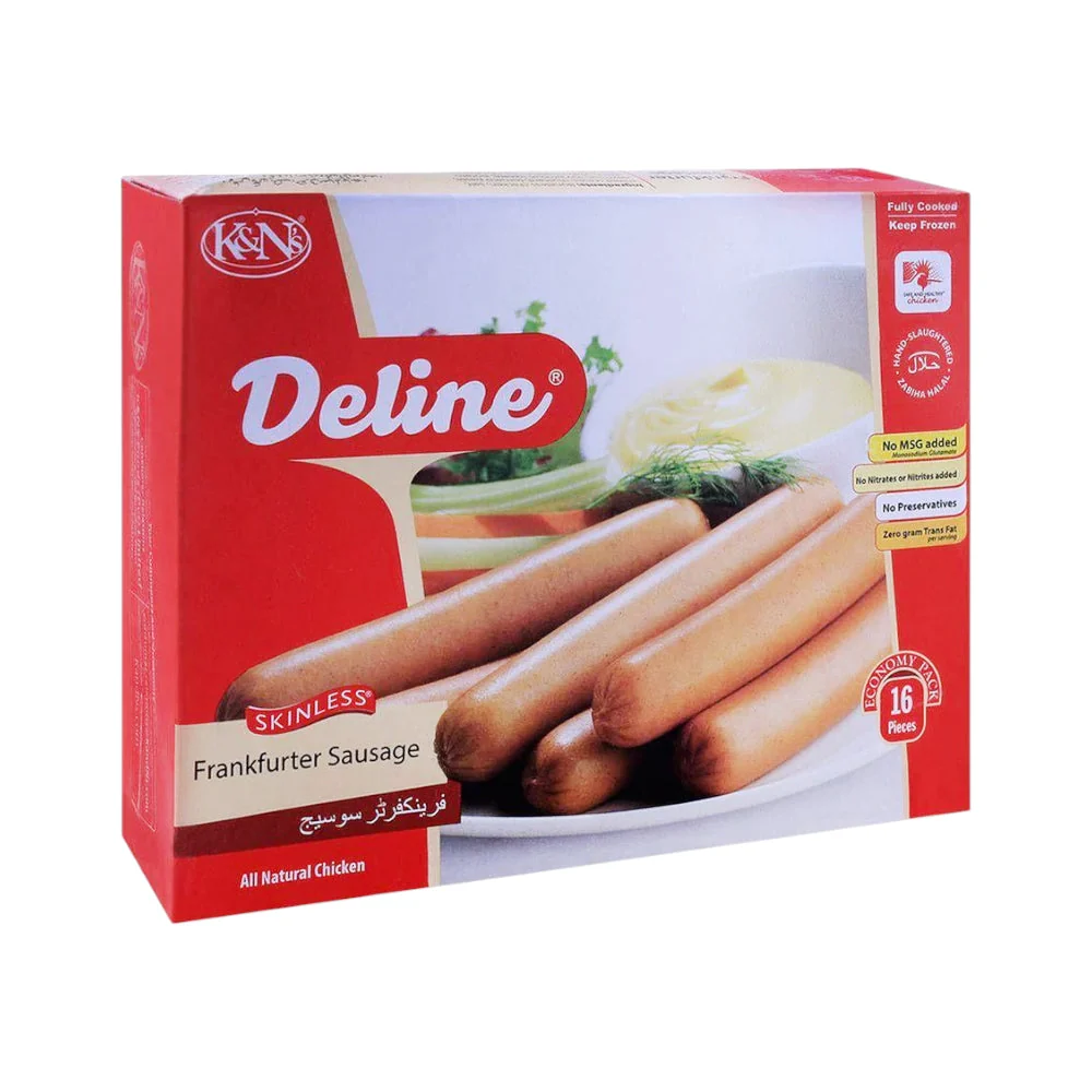 K& N FRANK FUTER SAUSAGE 16 PCS 720 GM